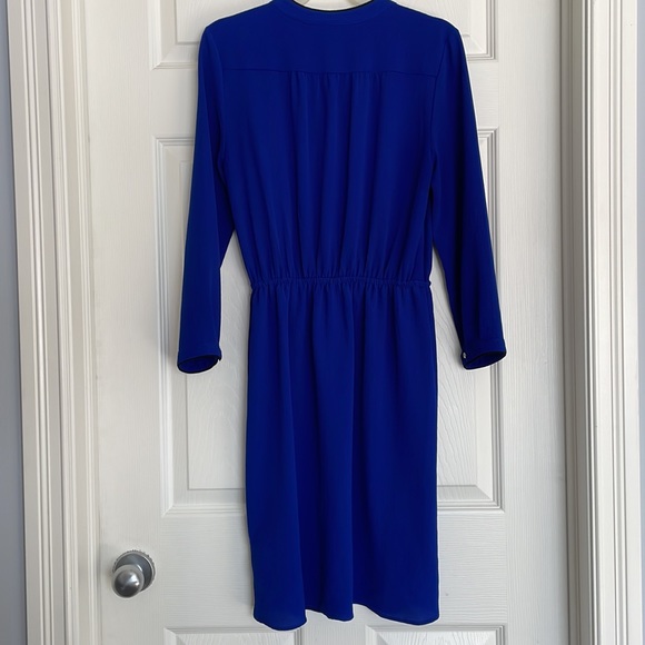 H&M Conscious Blue Long Sleeve Dress - Picture 6 of 7